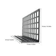 thumbnail image 2 of TEHAUX 2Pcs Black Supermarket Display Rack Baffle Fence for Fruit and Vegetable Area with Convenient Buckle, 2 of 6