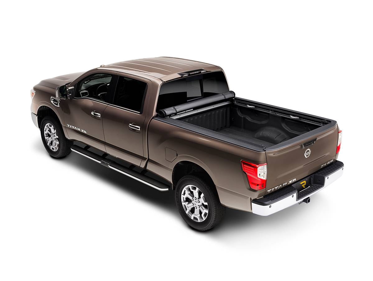 Truxedo by RealTruck Lo Pro Soft Roll Up Truck Bed Tonneau Cover | 588601 | Compatible with 2004 - 2015 Nissan Titan w/ or w/o Track System 6' 7" Bed (78.9")