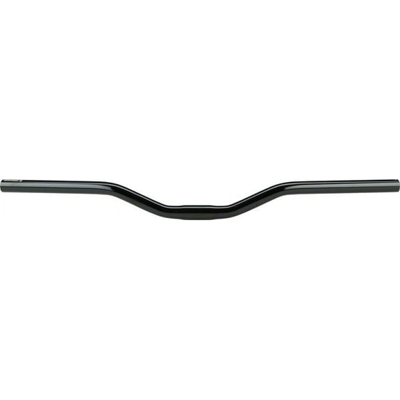 Dimension HighRise Bar 40mm Rise w/ 15d Sweep 25.4 mm Width 660 Black Aluminum