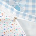 thumbnail image 4 of Catabedysis Bowknot ABC Print A Bedding,Personalized Monogrammed Gifts Duvet Cover Full For Girls,Colorful Stars Reversible,3-Piece,1 Duvet Cover and 2 Pillowcases, 4 of 6