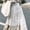 White, variant on Women Lace Skirt Sheer Lace Coverup Skirt Side Tied Wraped Skirt (Black One Size)