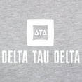 thumbnail image 3 of CafePress - Delta Tau Delta White Stacked Signature Long Sleeve T Shirt - Womens Baseball Tee, 3 of 4