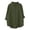 Army Green, variant on Tops for Women Trendy Plus Size Summer Long Sleeve Cowl Neck Pencil Tops - Smocked Chiffon for Everyday Blue S