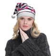 thumbnail image 5 of Kowoue Flamingos Pattern Santa Hat Christmas Hats for Adults, Holiday Unisex Velvet Comfort Xmas Hat for Women Men, 5 of 6