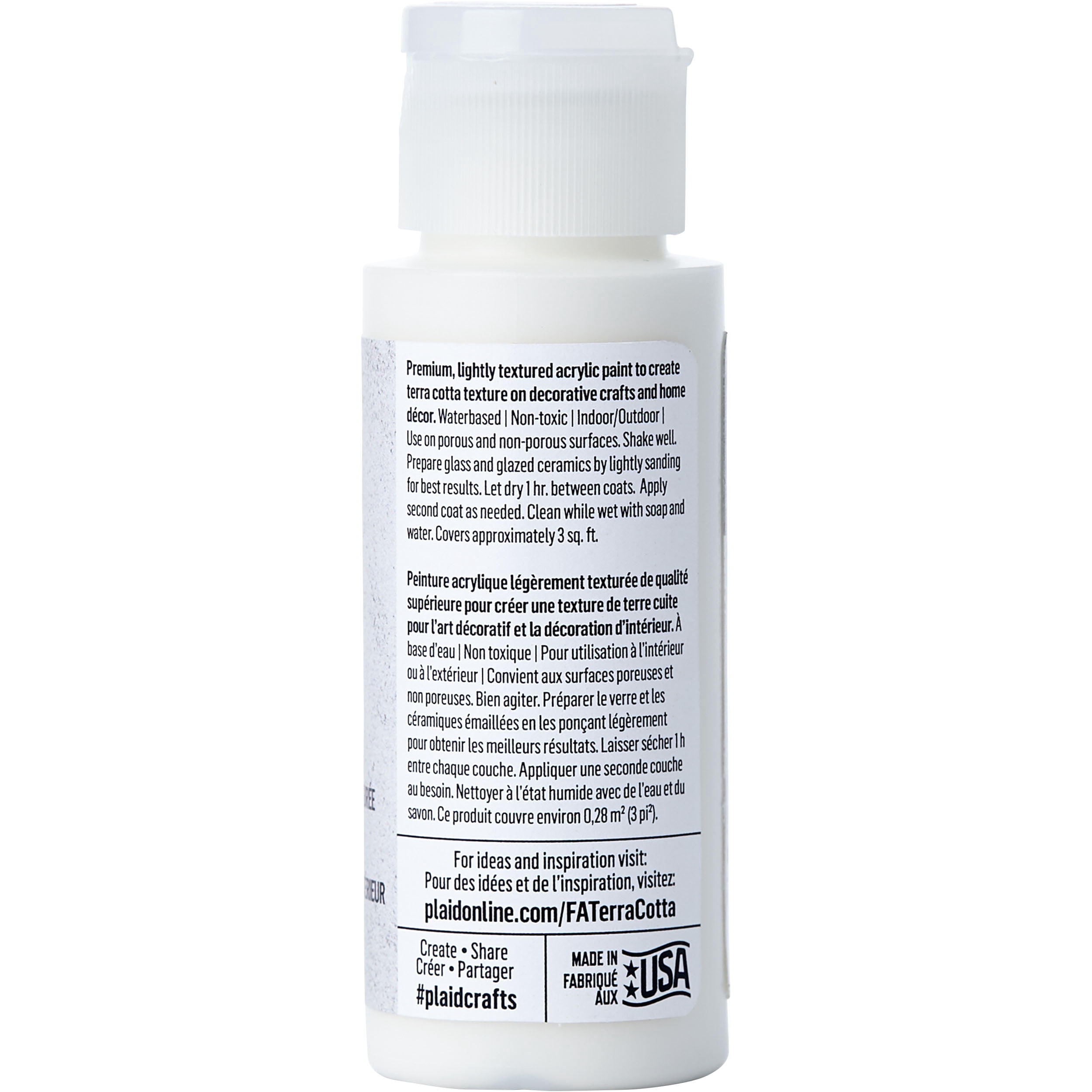 FolkArt Terra Cotta Lightly Textured Acrylic Paint, 12 Pack