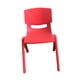 thumbnail image 3 of Silla para niños, silla de aula, silla de aprendizaje para niños, taburete antideslizante para jardín de infantes, asiento para niños para césped, aula, hogar, interior y exterior Rojo, 3 of 8