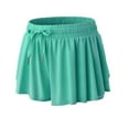thumbnail image 5 of ATAIKU 5-12Y Girls Butterfly Shorts Flowy Athletic 2 in 1 Cheer Tennis Skirt Shorts Running Dance Preppy Kids Clothes, 5 of 5