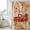 Peru, variant on Red Truck Fall Shower Curtain, Waterproof Shower Curtains for Bathroom, Thanksgiving Botanical Pumpkins Leaves Washable Fabric Bathtub Curtain Set Bath Decor with 12 Hooks 72"x78"