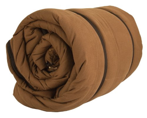 Cedar Ridge Alloy +20°F Sleeping Bag - Mummy Style, Gray/Citrus Color, PolyLoft Insulation