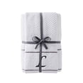 thumbnail image 1 of SKL Home Monogram L Bath and Hand Towel Set, White, 4-Pack, 1 of 5