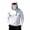White, variant on Men's UPF 50 Sun Hoodie Long Sleeve Hooded Fishing Shirt Solid Pullover Cooling Ice Silk Breathable Quick-Dry Moisture Wicking 4-Way Stretch for Commute Fishing Hiking Navy M