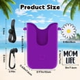 thumbnail image 5 of Silicone Phone Holder Compatible with Bogg Bag, Phone Case Holder Charms Accessory for All Bogg Bags and Beach Bag, Phone Holder Attachment for Beach Tote Bags, With 2Pcs Charms & 2Pcs Key Hooks, 5 of 7
