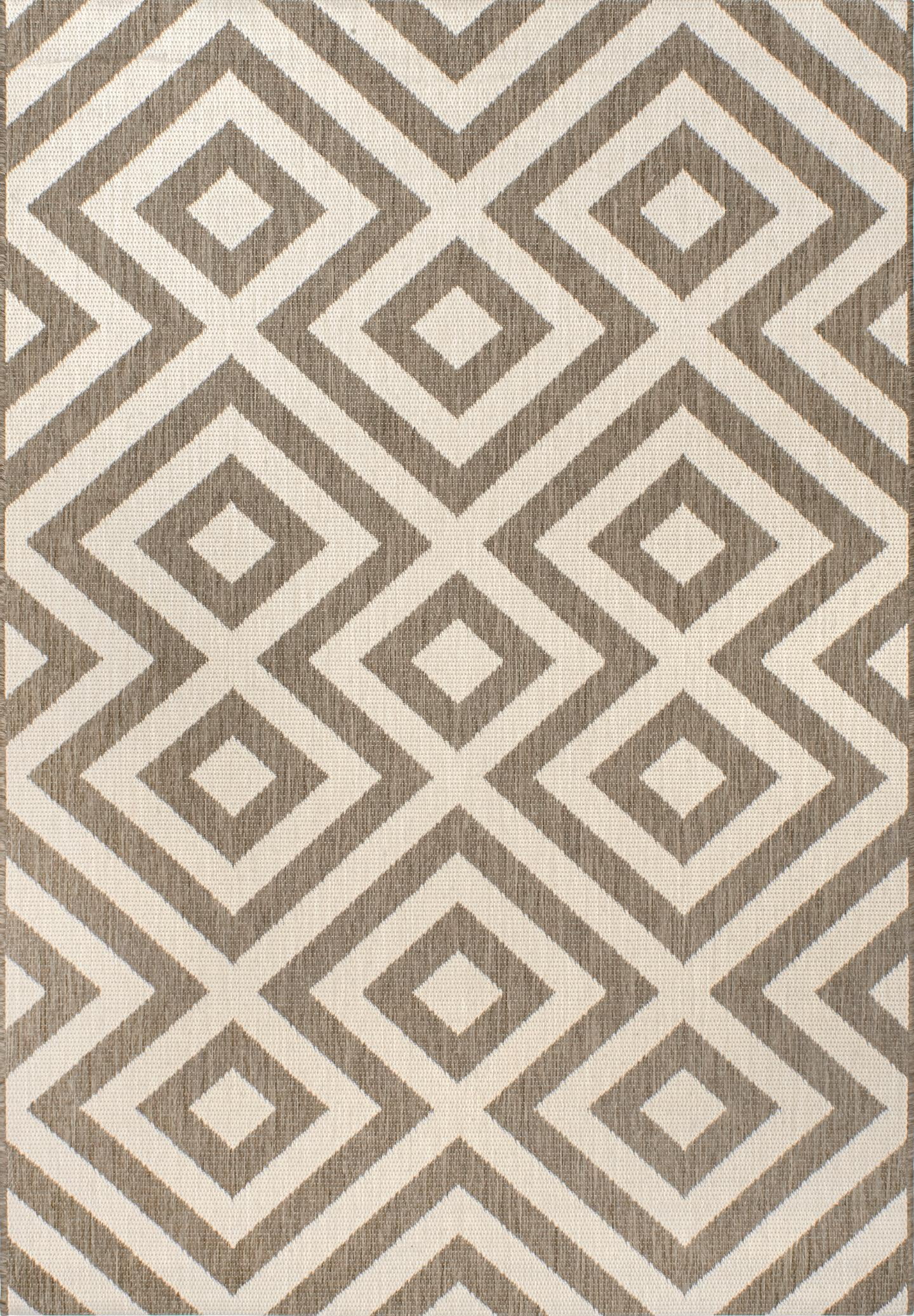 nuLOOM Dawn Celtic Trellis Indoor/Outdoor Area Rug, 5' 3" x 7' 6", Beige