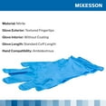 thumbnail image 3 of McKesson Confiderm 4.5C Nitrile Exam Gloves, Blue Medical Gloves - Size Small, 100 Count, 1 Box, 3 of 8
