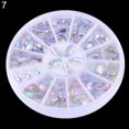 thumbnail image 2 of Flmtop Colorful Shiny Nail Art Decoration Wheel Colorful Star DIY Manicure Accessory, 2 of 7