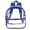 Blue, variant on Clear Backpack Stadium Approved 12.6×10.6×5.1 with Reinforced and Wider Shoulder Straps, Small Clear Bag for Stadium Events, Schools, Concerts, Work, Festivals(Pink)