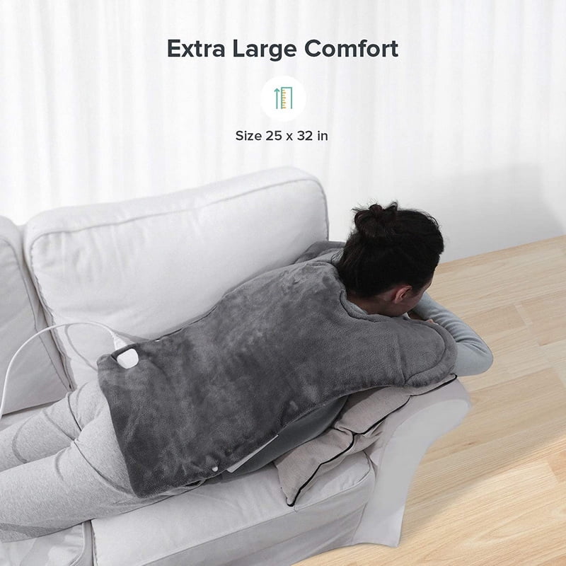 Sable SA-BD031 Neck/Shoulders Drk Grey 25' x 32' Electric Heating Pad (OPEN BOX) EPS32