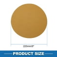 thumbnail image 4 of Unique Bargains Sanding Discs 9 Inch 800 Grit Round Hook and Loop Sandpaper Kraft Paper Yellow 25 Pcs, 4 of 6