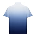 thumbnail image 5 of ZCFZJW Tie Dye Polo Shirts for Men Big and Tall Regular Fit Casual Summer Short Sleeve 1/4 Button up V Neck Henley Shirts Loose Fit Soft Cotton T-Shirts Dark Blue L, 5 of 6