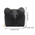 thumbnail image 3 of Kcolen Cute Elephant Minimalist RFID Blocking Card Holder Purse for Women and Girls Daily Use, 3 of 3