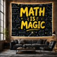 thumbnail image 6 of Transportation Vehicles Math with Magic Chalkboard Textured, Playful Watercolor for Transportation Fans, Wall Decor, Graduation Gift, Tapestry Wall Hanging for Dorm and Living Room, 6 of 7