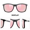 thumbnail image 3 of Gafas de sol MERRY'S de aluminio polarizado para hombres/mujeres, lentes rosas, 3 of 6