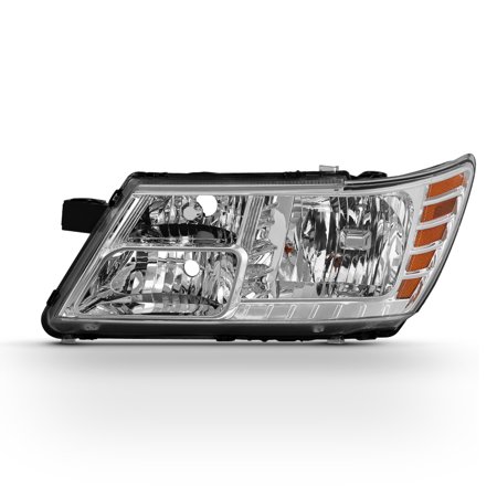 Dodge Dart Restoration - Fits 2009-2018 Dodge Journey Chrome Left Driver One Side Headlight Replacement
