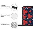 thumbnail image 4 of Fotbe Rose Flower for 4Pcs Oven Mitts and Pot Holders, 500℉ Heat Resistant Oven Mitts , Non-Slip Silicone Surface Safe for Baking, Cooking, BBQ, 4 of 6