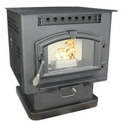 2,000 Sq. Ft. Pellet, Corn and Biofuel Stove with 60 lb Hopper