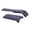 Grey, variant on Front and Rear Mudguard Set for Electric Dirt Bike Off-Road Motorcycle Fender Kit Black and Carbon Fiber Style 15.1" x 9.5"
