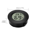 thumbnail image 3 of Mini Round LCD Digital Display Thermometer Hygrometer Plastic for Temperature Humidity Monitoring, 3 of 7
