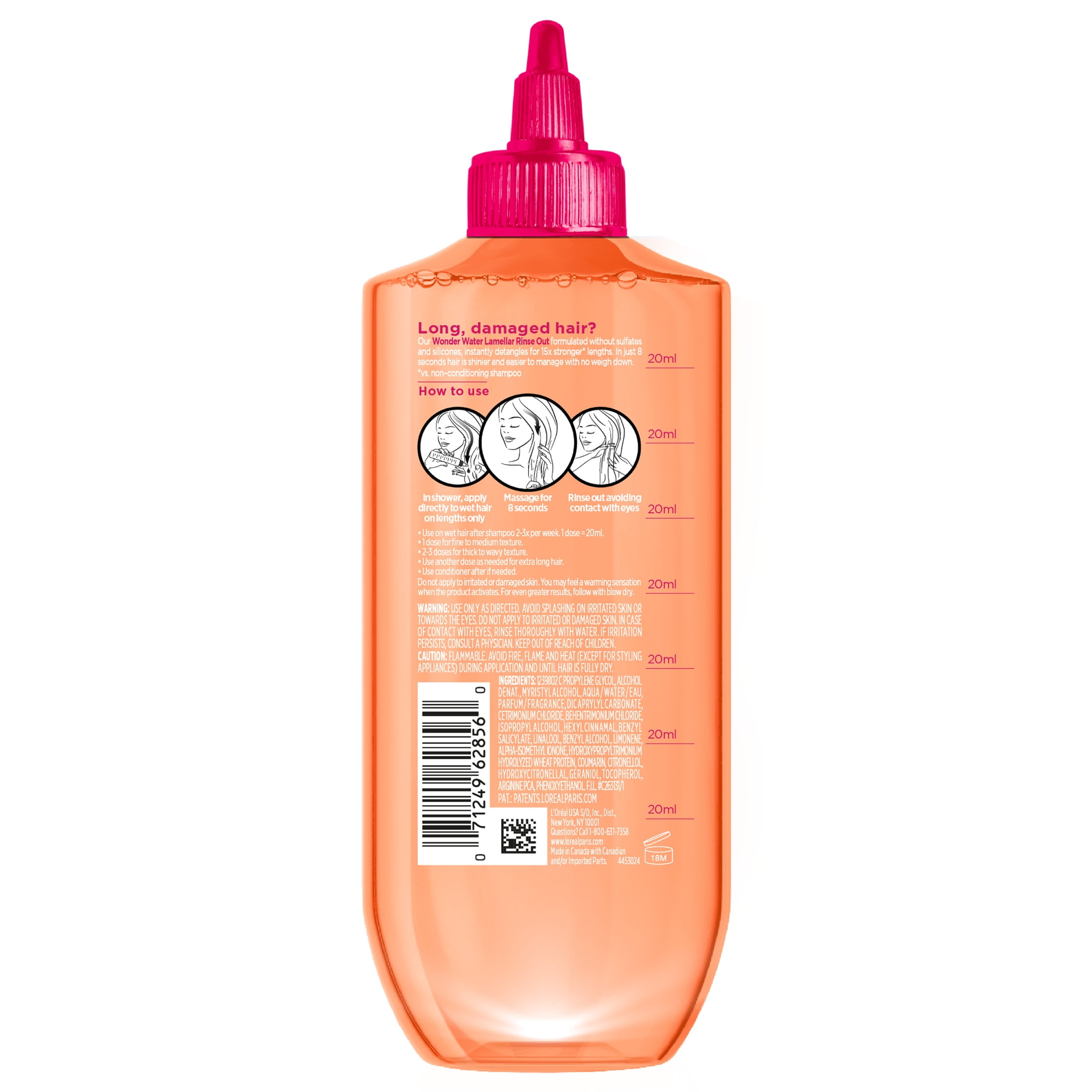 L'Oreal Paris Elvive Dream Lengths Detangling Wonder Water, 6.8 fl oz