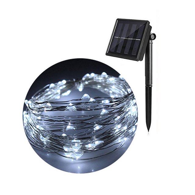 PENGXIANG 10M / 20M Réglable Haute Luminosité Solaire LED String Light pour la Maison