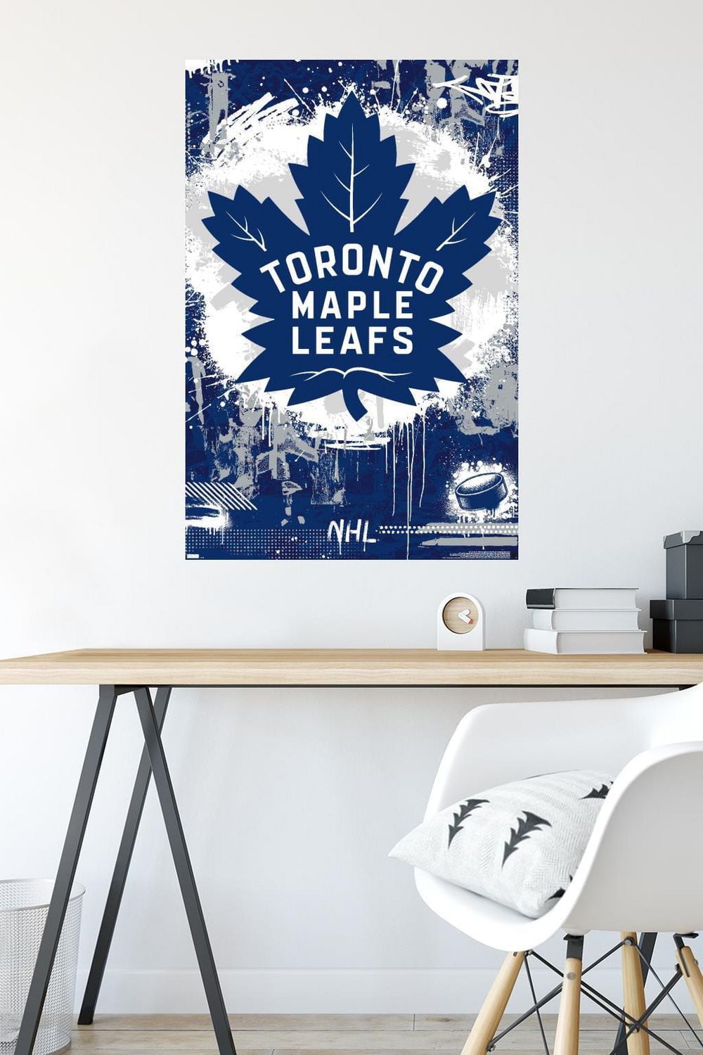 NHL Toronto Maple Leafs - Maximalist Logo 23 Wall Poster