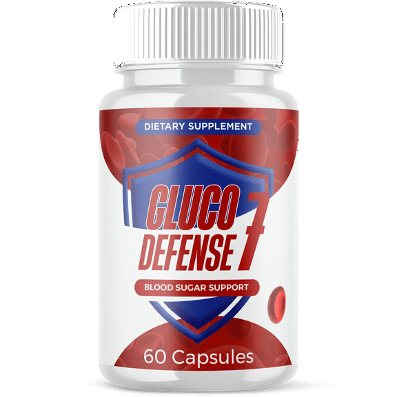 Gluco Defense 7 Blood Balance Support Pills Advanced Formula Vitamin Supplement 60 Capsules