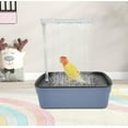 thumbnail image 4 of Fiudx Bañera para Loros, Bebedero Automático para Pájaros, Lavabo Higiénico y Fácil de Limpiar, Fomenta El Aseo para Pájaros Felices, Tiempo de Juego para Loros, Ideal para Dueños de Aves., 4 of 5