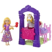 Disney Princess Rapunzel & Maximus Small Doll & Horse Set with Stable Playset & Accessories