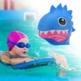 thumbnail image 2 of Unique Bargains 1 Pc Silicone Cartoon Shark Tooth Swim Cap Dark Blue, 2 of 6