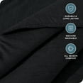 thumbnail image 3 of Bare Home Down Alternative Comforter Set - 3-Pieces - All Seasons - Full, Heather Black, 3 of 6