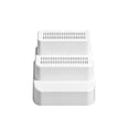 thumbnail image 3 of 3 Steps Litter Box Ramp with Filter Function, Detachable Litter Trapper, Easy Clean Adjustable Cat Litter Stair for Small & Elderly Cats, White, 3 of 11