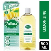 Zoflora Concentrated Disinfectant Lemon Zing 500ml.......