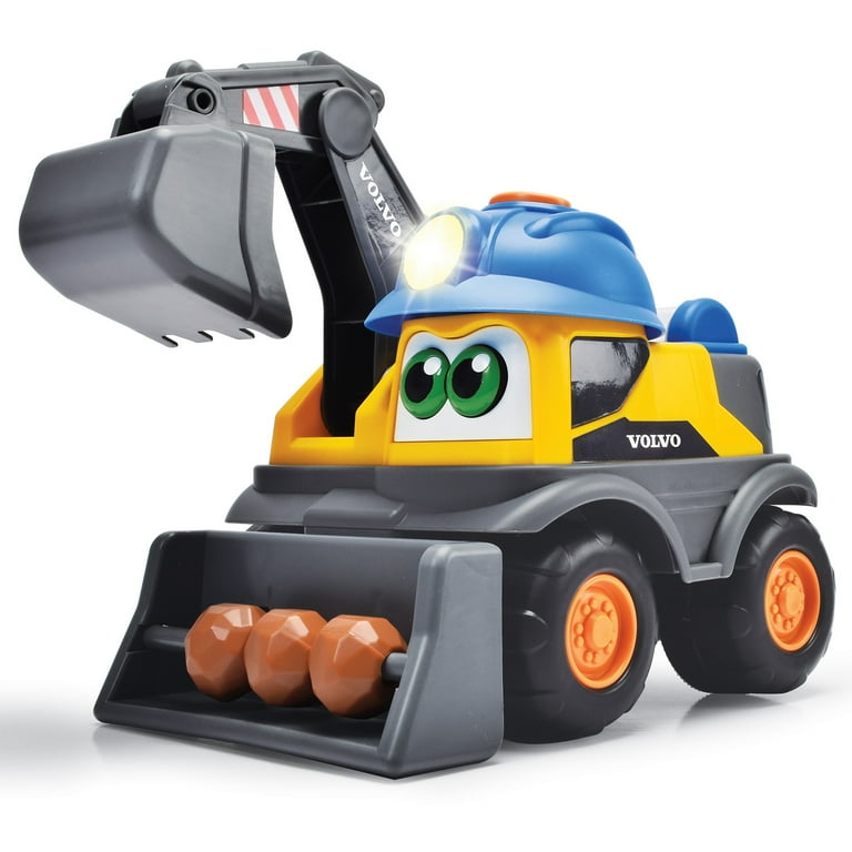 Dickie Toys: ABC Volvo Danny Digger - Yellow & Blue - Light