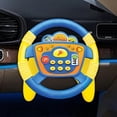 thumbnail image 3 of Juguete de Volante multifuncional interactivo con sonido giratorio Sunnimix Base U Amarillo Azul, 3 of 8