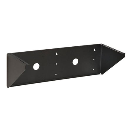 Kendall Howard V-RACK - Rack bracket - wall mountable under-desk mountable - black - 4U - 19