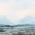 thumbnail image 2 of Vess, June Erica 26x26 White Modern Wood Framed Museum Art Print Titled - Blue Shoals I, 2 of 4