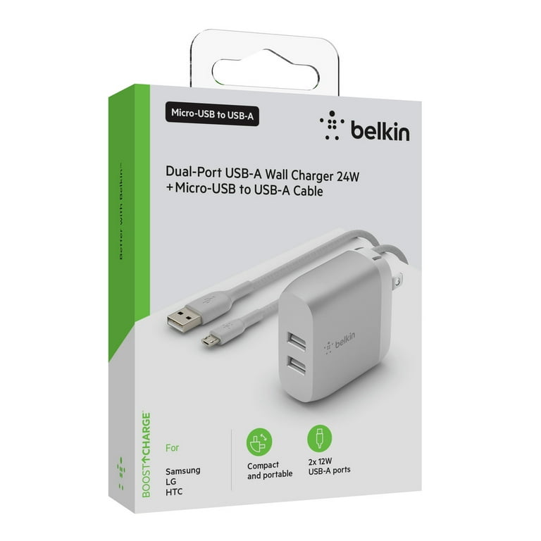 Belkin MIXIT 2.1 Amp Car Charger w/4-Foot Micro USB Charging Cable – Gridrax
