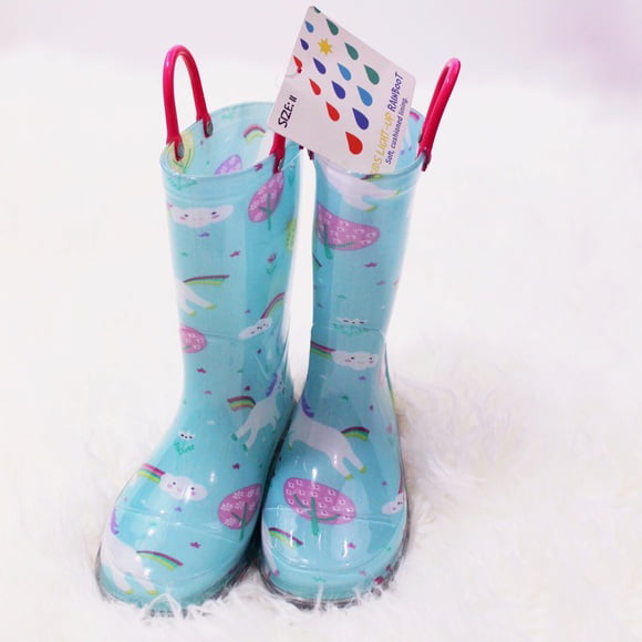 light up rain boots