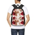 thumbnail image 6 of Daiia Lilies Flowers Backpack for Men and Women -Durable Backpack Large Capacity, Water-Resistant Bag with Adjustable Straps and Laptop Compartment, 6 of 9