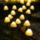 thumbnail image 4 of Luces solares al aire libre impermeables, lámparas solares LED luces de jardín al aire libre, luces de cadena de hadas de hongos, 3,8 m 12 luces, 4 of 6