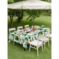 thumbnail image 2 of Rectangle Outdoor Tablecloth With Umbrella Hole And Zipper– St. Patrick's Day Pattern Waterproof Patio Table Cover for Party, Picnic, Backyard, 60"x102" , Irish Leprechauns Lucky Clovers, 2 of 8